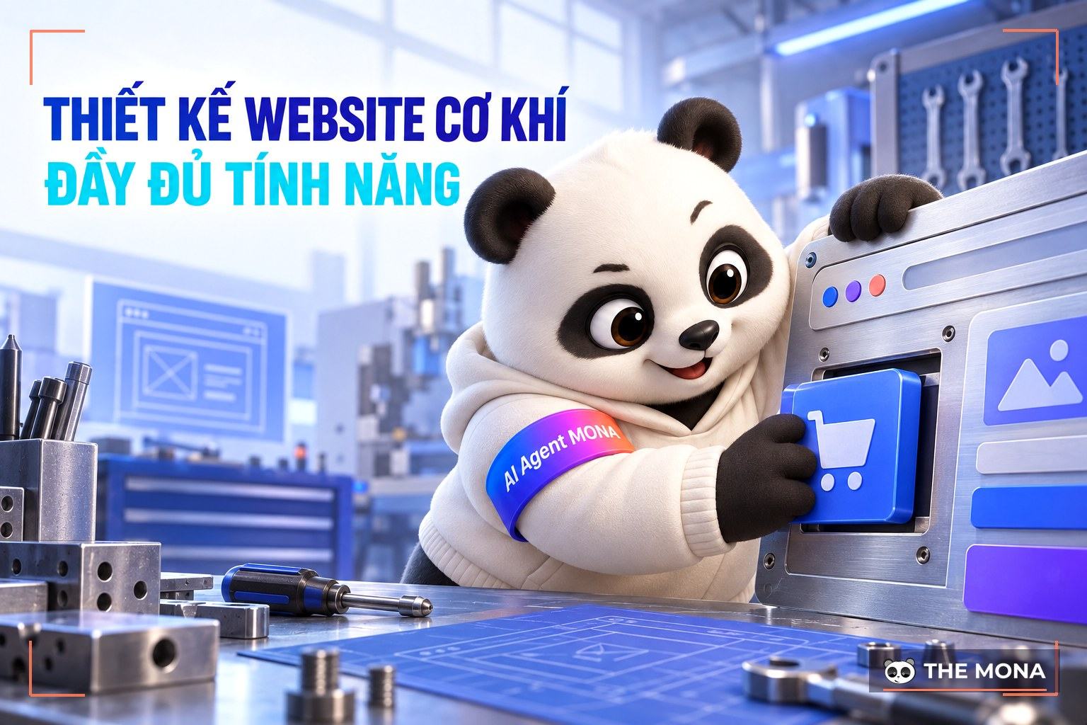 Dịch vụ thiết kế website cơ khí trọn gói, đầy đủ tính năng