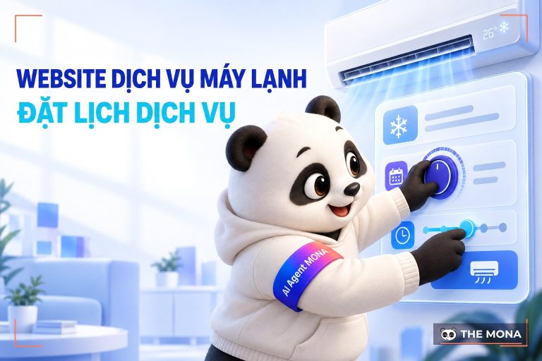 Dịch vụ thiết kế website dịch vụ sửa chữa máy lạnh, vệ sinh máy lạnh