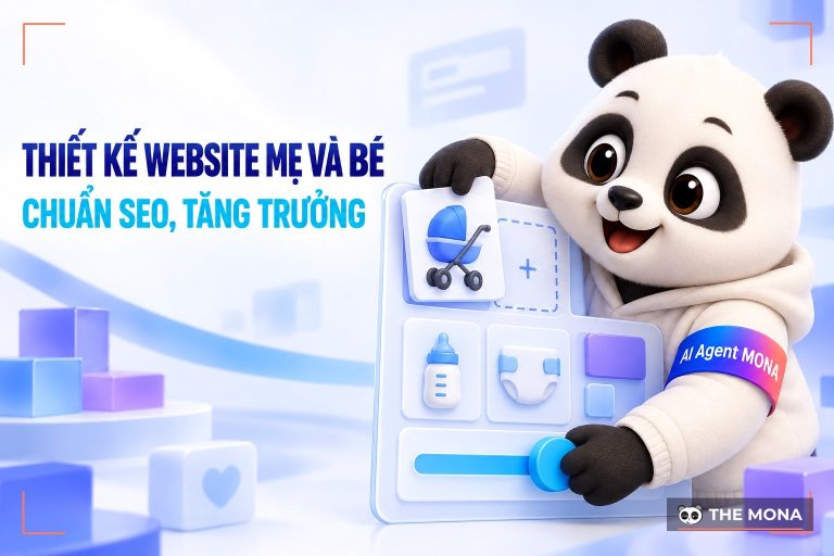 Thiết kế website mẹ và bé chuyên nghiệp, ấn tượng, chuẩn SEO