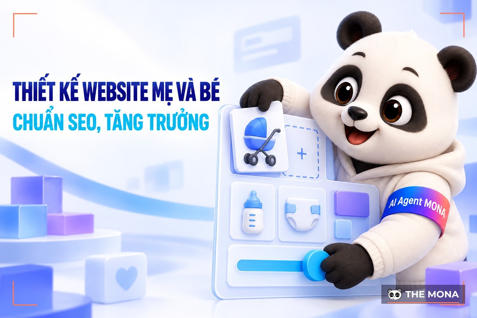Thiết kế website mẹ và bé chuyên nghiệp, ấn tượng, chuẩn SEO