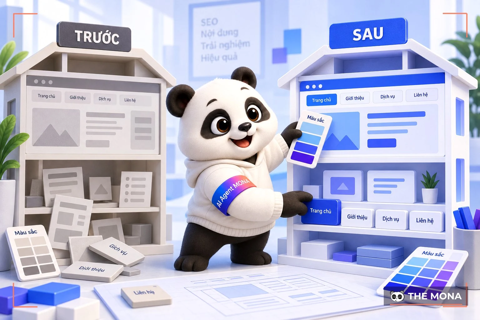 Tiến hành cải thiện thiết kế website chuẩn SEO