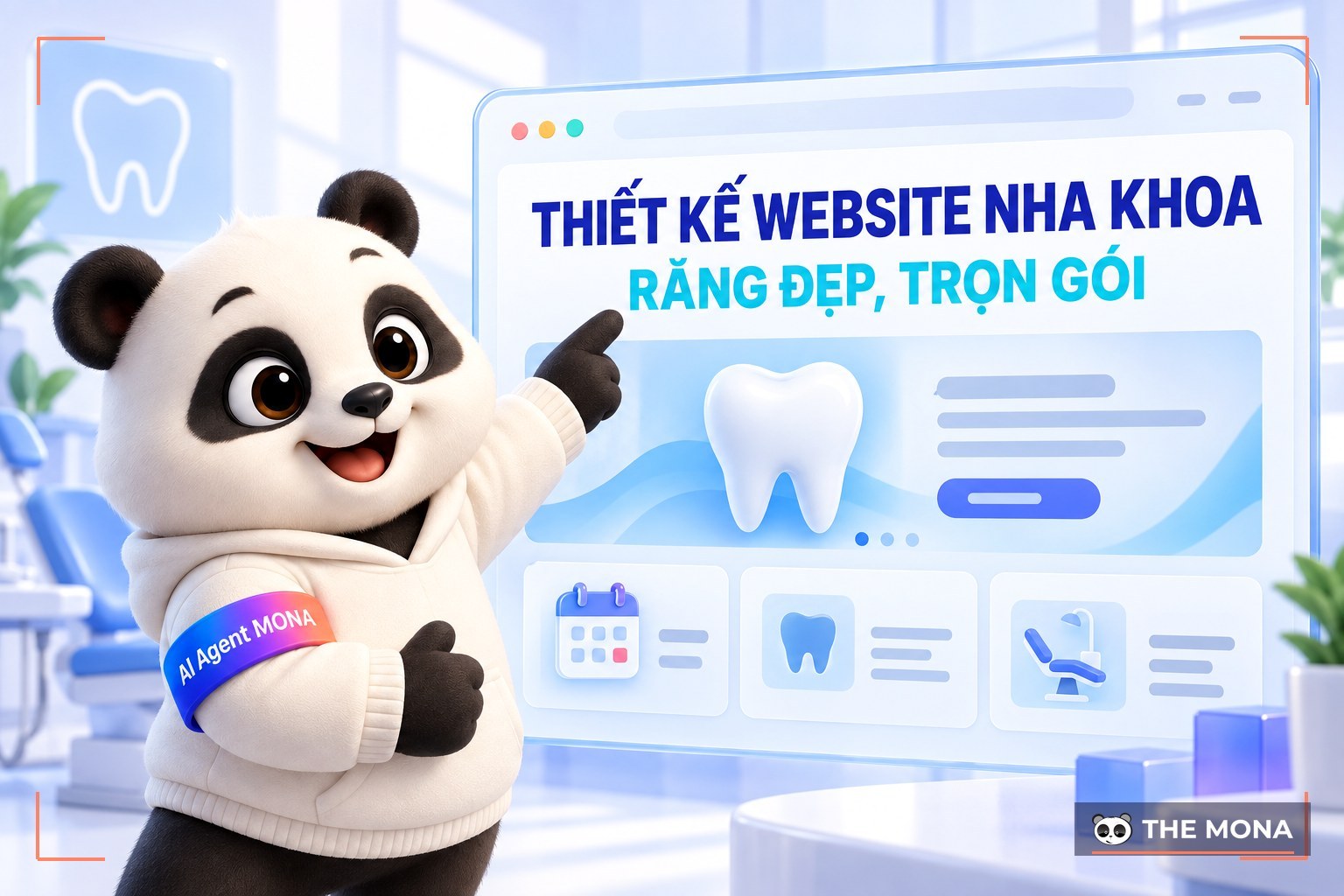 Thiết kế website nha khoa - phòng khám răng đẹp, trọn gói