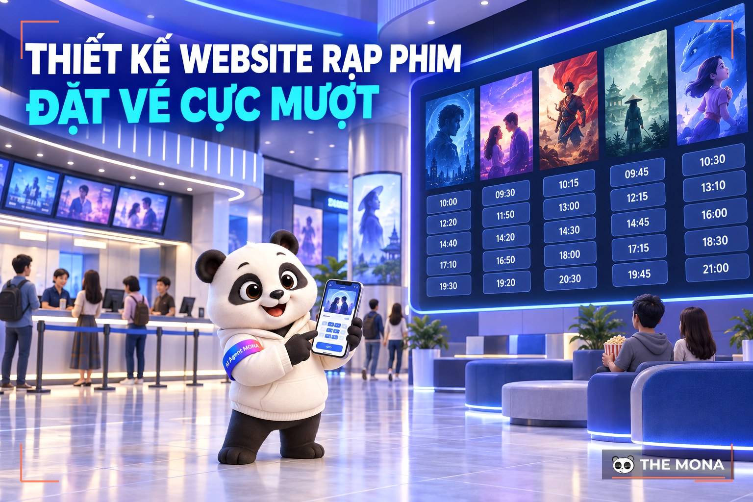 Dịch vụ thiết kế website rạp chiếu phim, nhà hát