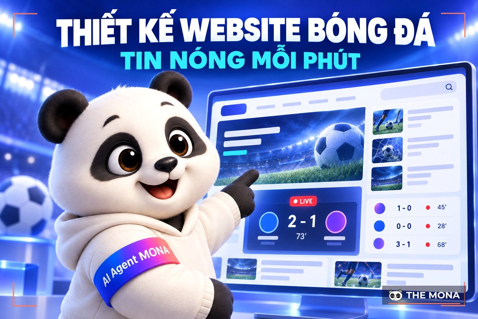 Dịch vụ thiết kế website tin tức bóng đá
