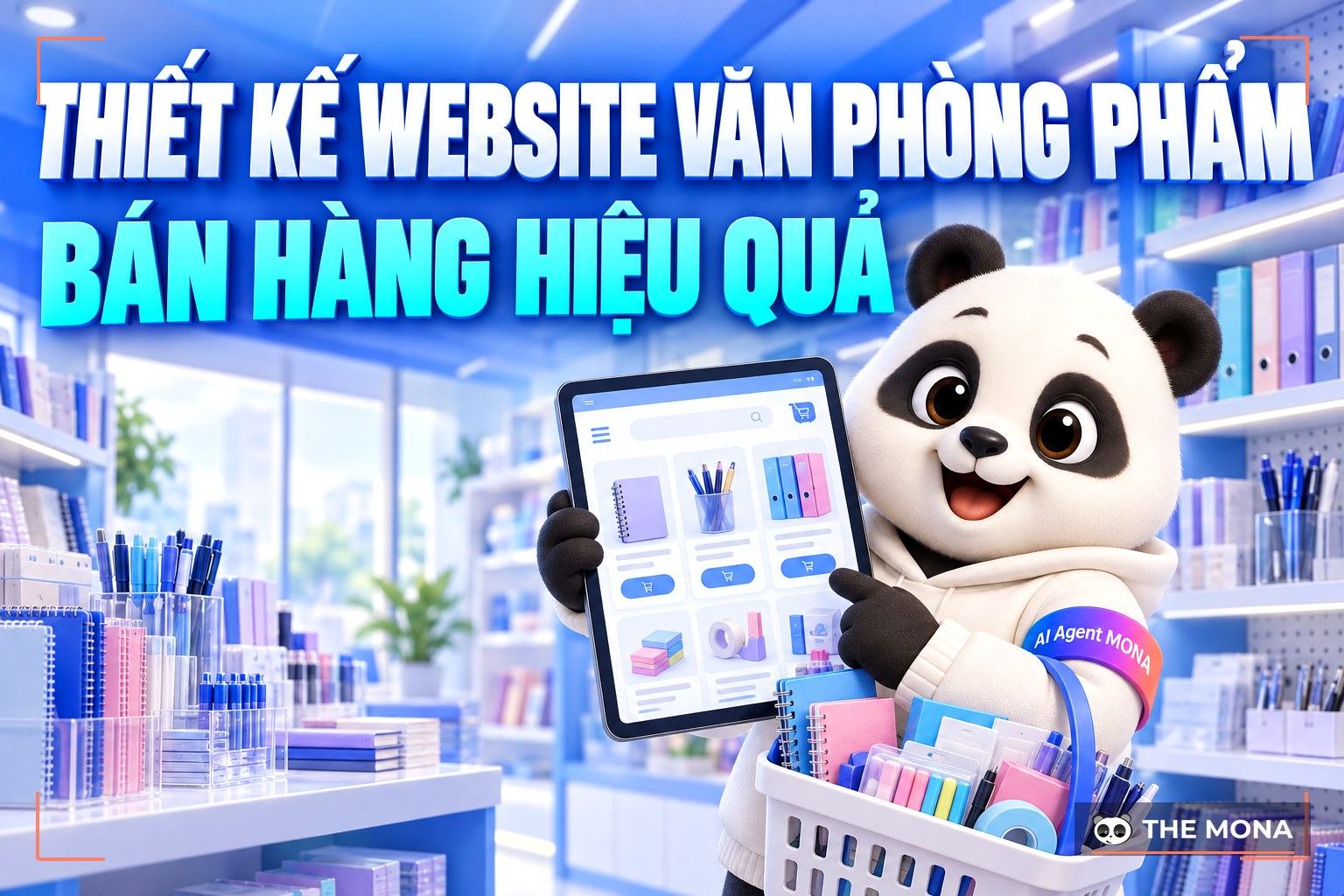Thiết kế website văn phòng phẩm trọn gói, giá hợp lý