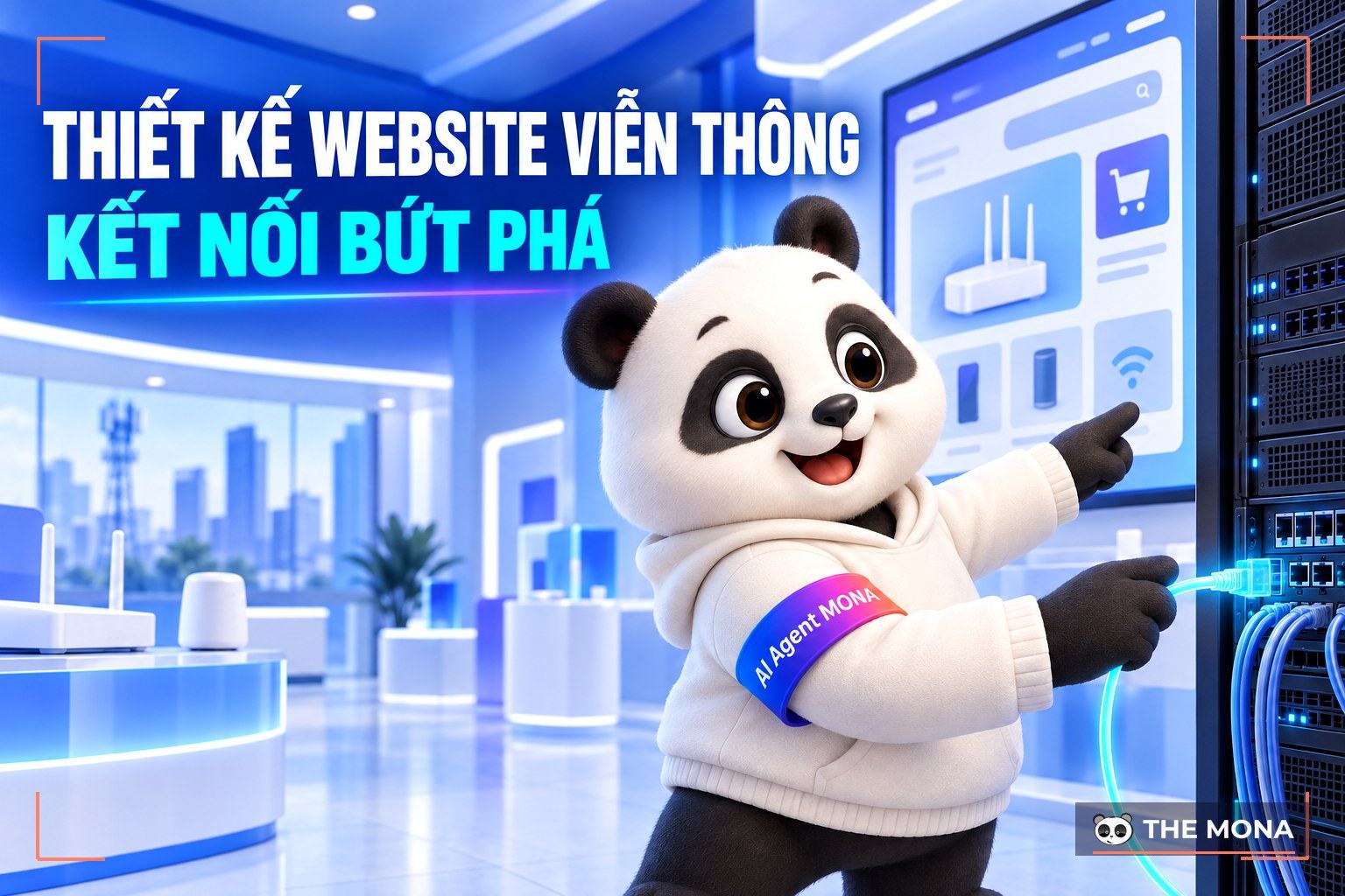 Dịch vụ thiết kế website viễn thông, thiết bị mạng, cáp điện