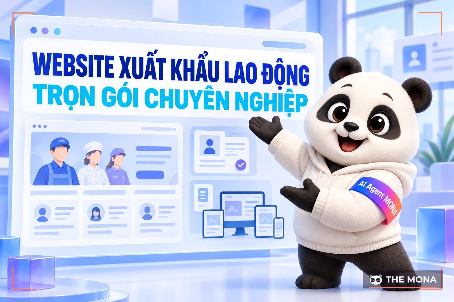 Thiết kế website xuất khẩu lao động trọn gói, chuyên nghiệp