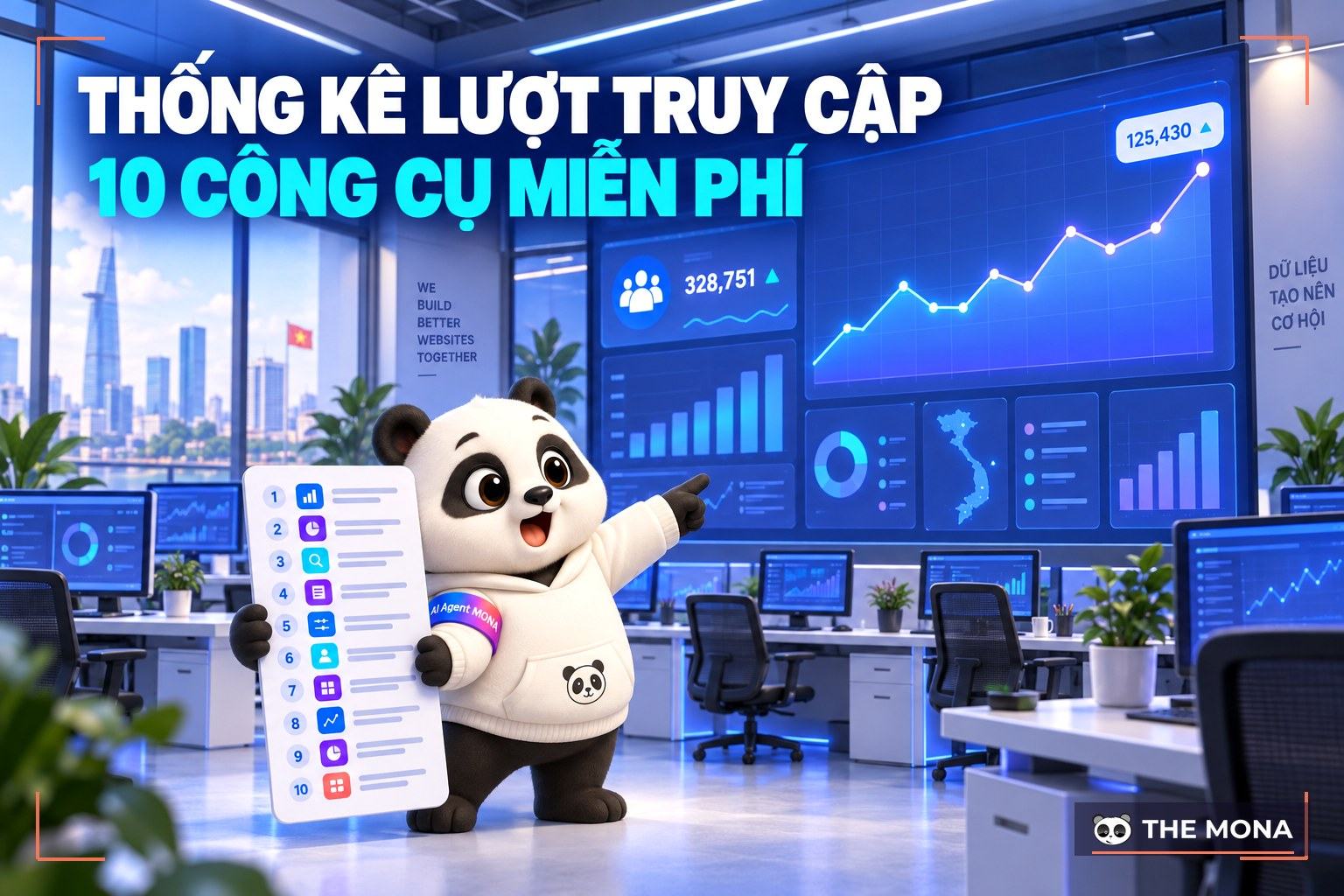 10 công cụ thống kê lượt truy cập website miễn phí