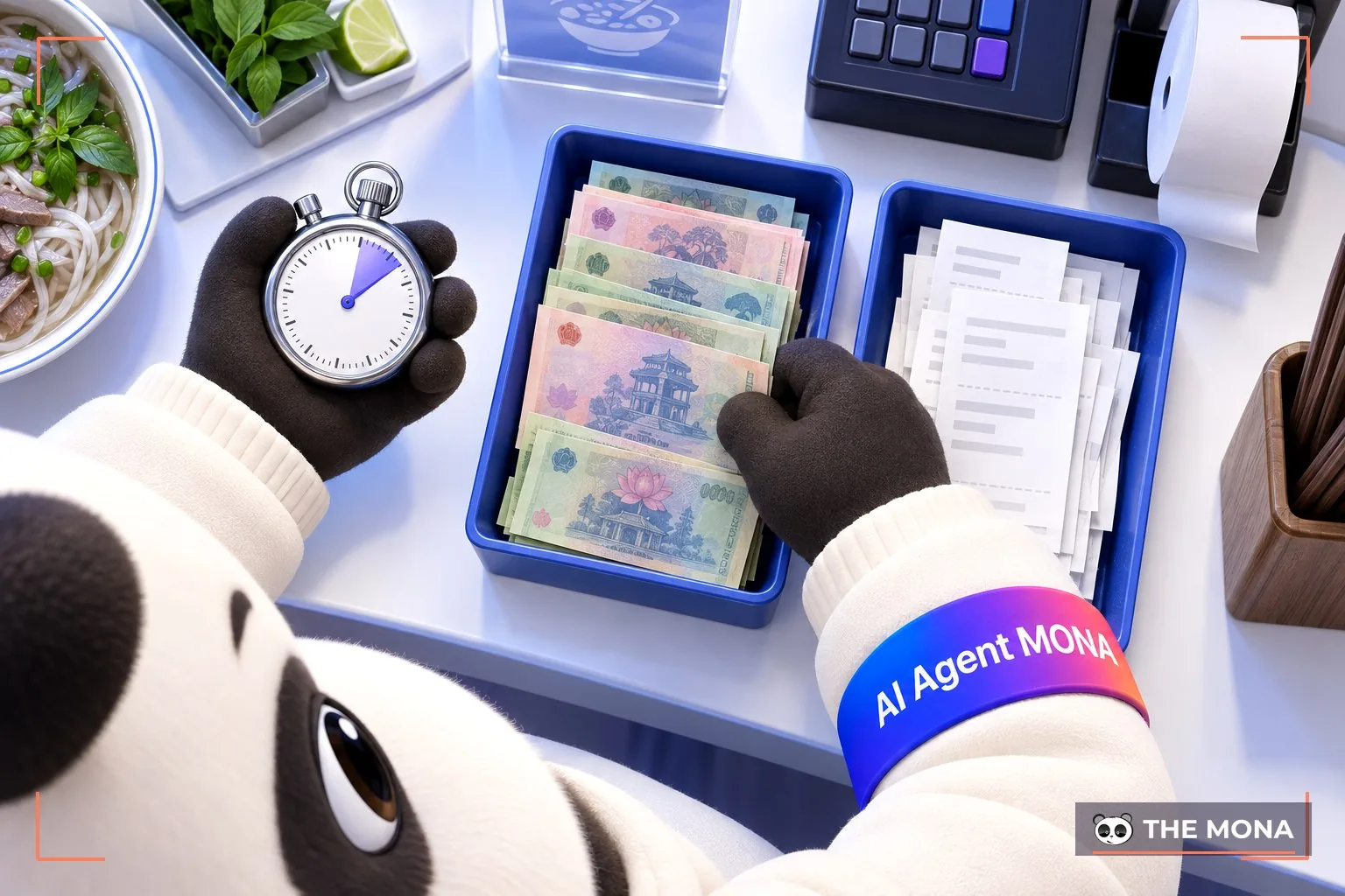 Savings Time and Money   with Restaurant Management Software
