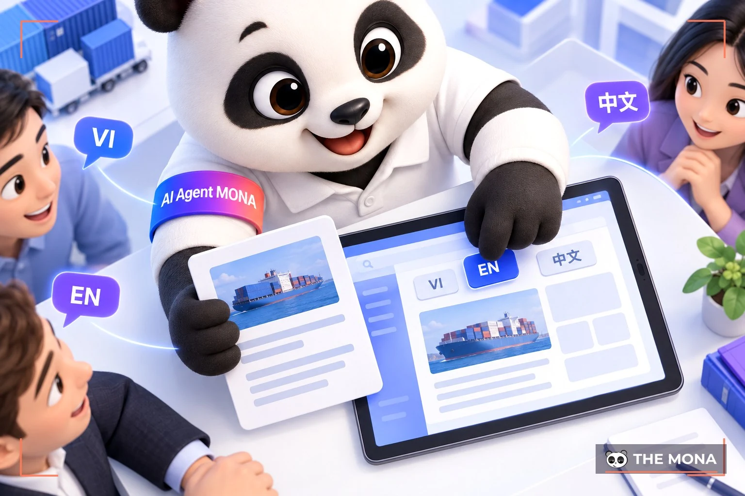 tính năng đa ngôn ngữ trên web vận tải