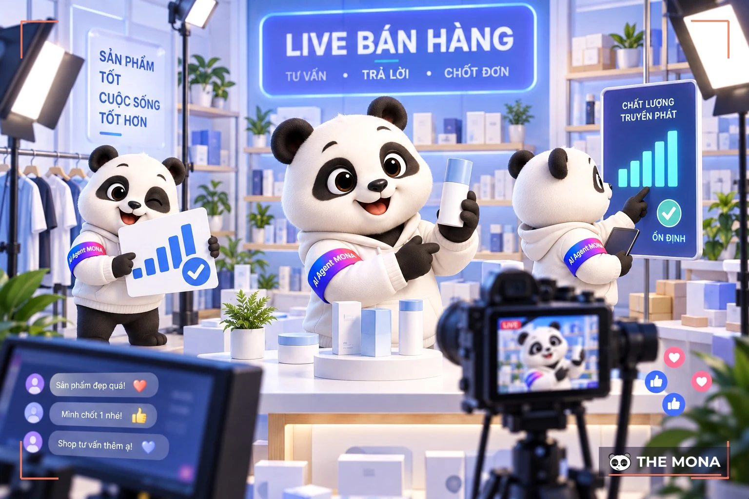 Tốc độ bit video khi livestream