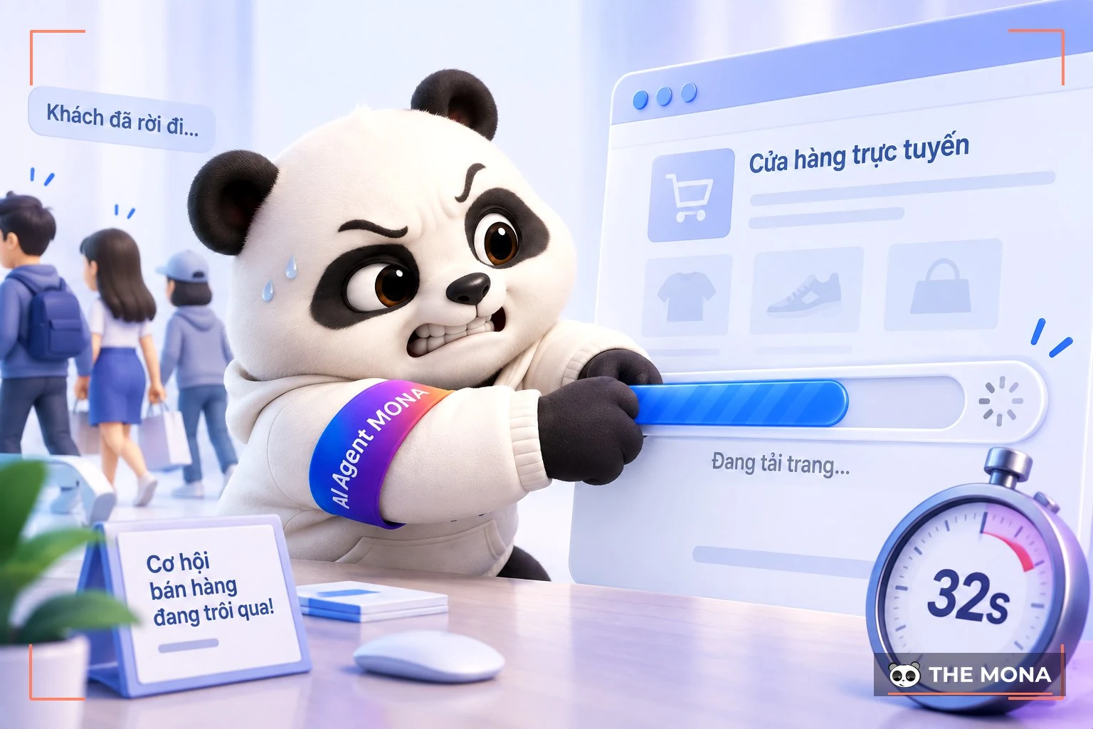 Tốc độ tải trang chậm cũng khiến chỉ số Bounce Rate tăng