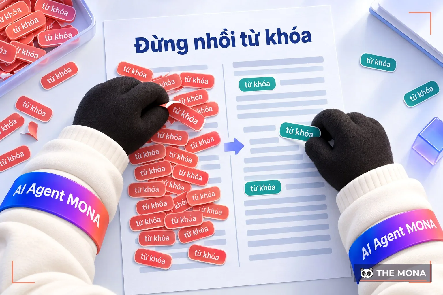 Đừng quá chú trọng vào việc lặp lại từ khóa