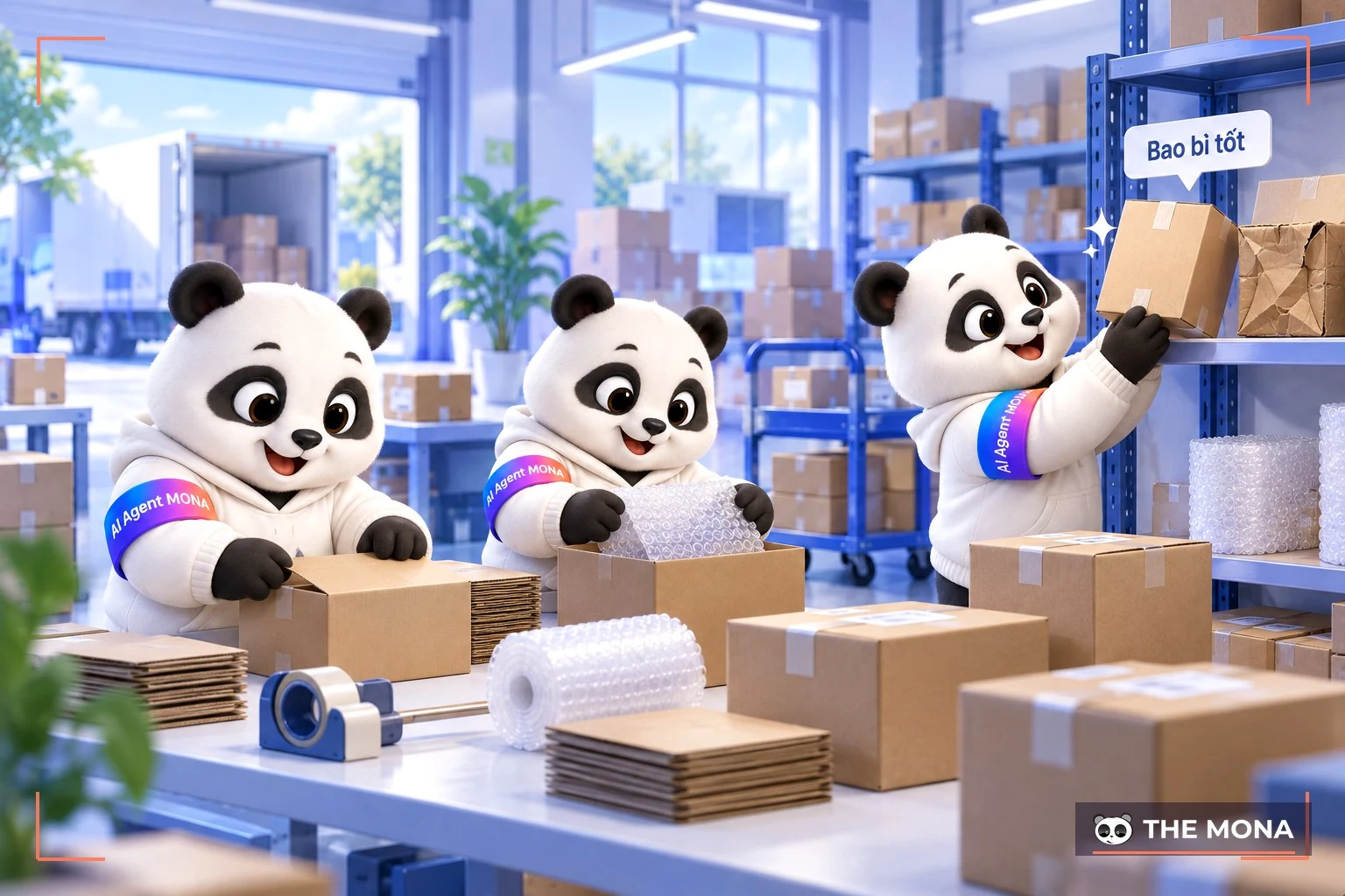 Triển khai thiết kế bao bì sản phẩm