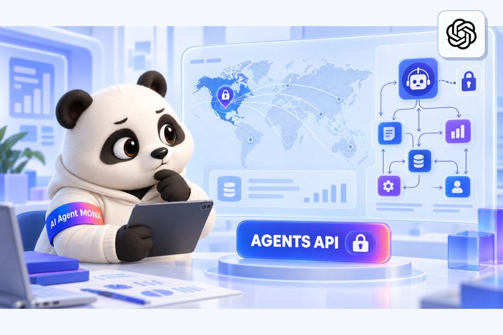 MONA AI Lab — OpenAI Agents API ràng dữ liệu ở Mỹ, gấu AI Agent MONA soi data residency