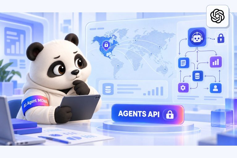 MONA AI Lab — OpenAI Agents API ràng dữ liệu ở Mỹ, gấu AI Agent MONA soi data residency