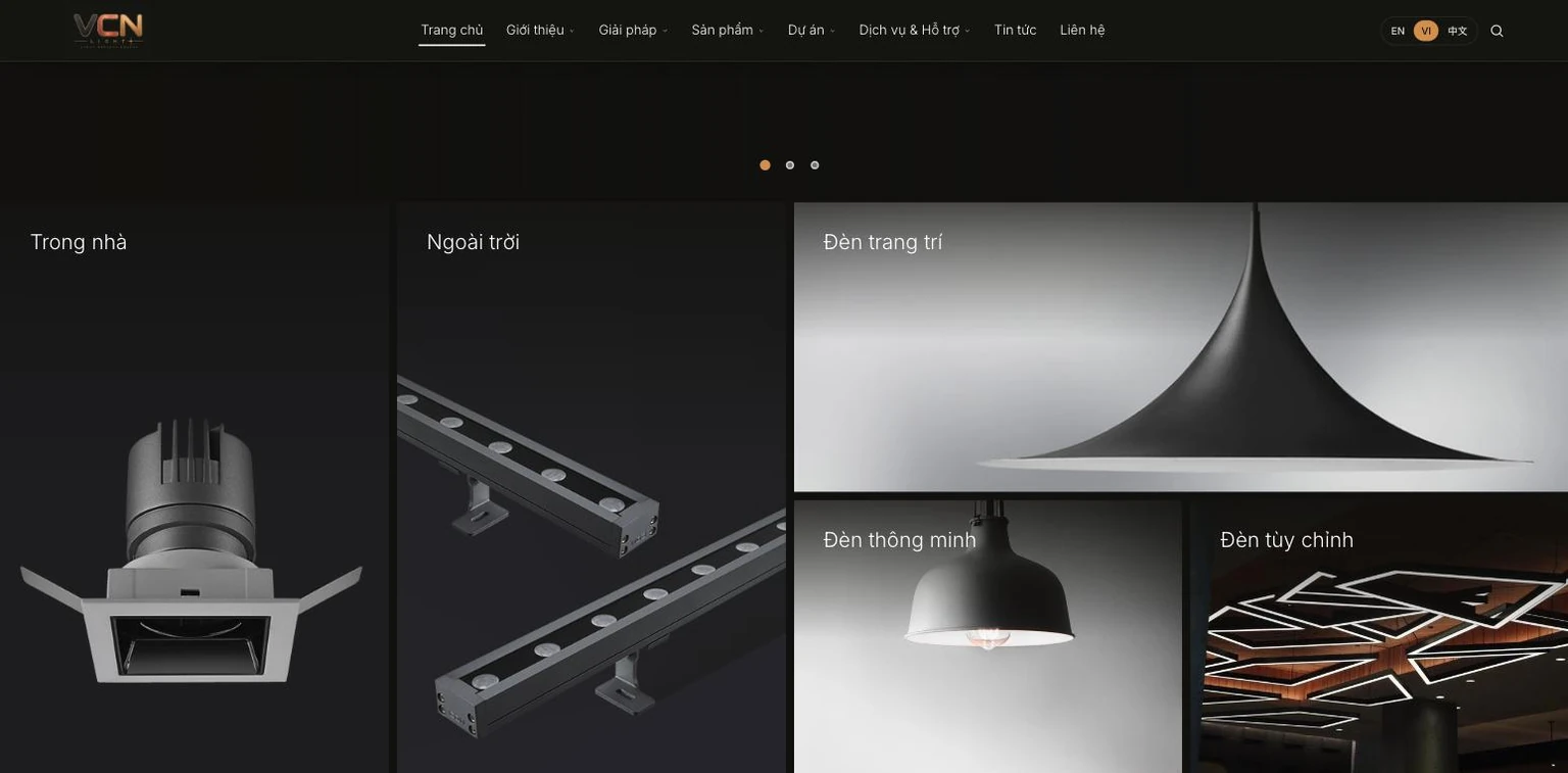 Lưới năm nhóm đèn trong nhà ngoài trời trang trí thông minh và tùy chỉnh của VCN
