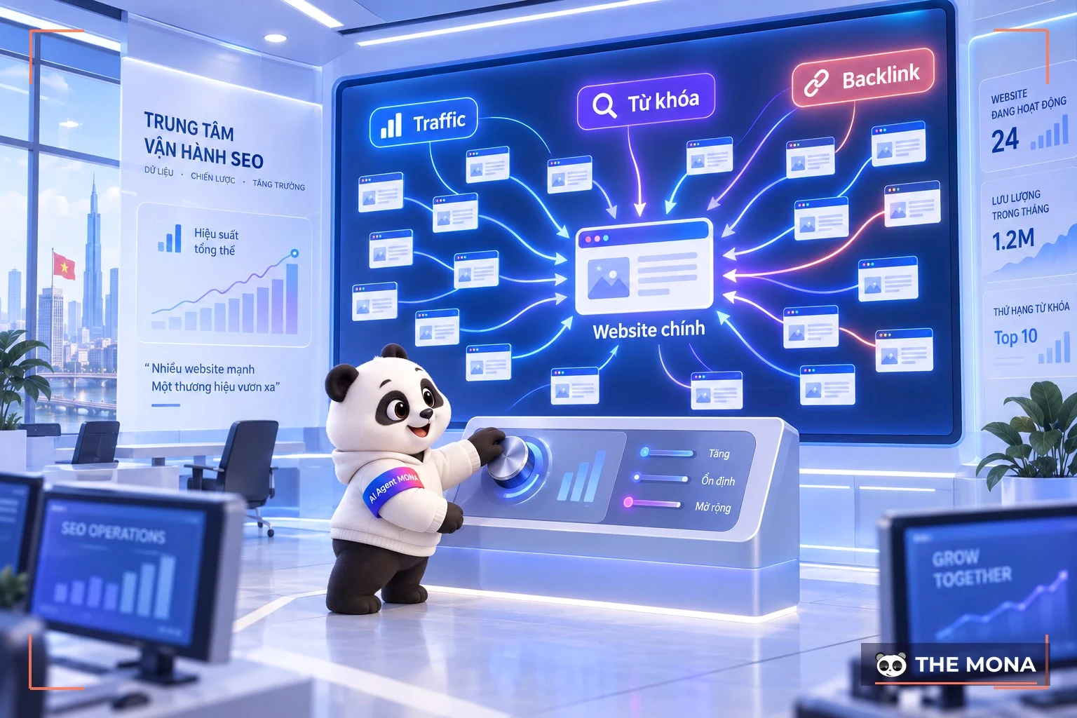 vệ tinh hỗ trợ SEO web
