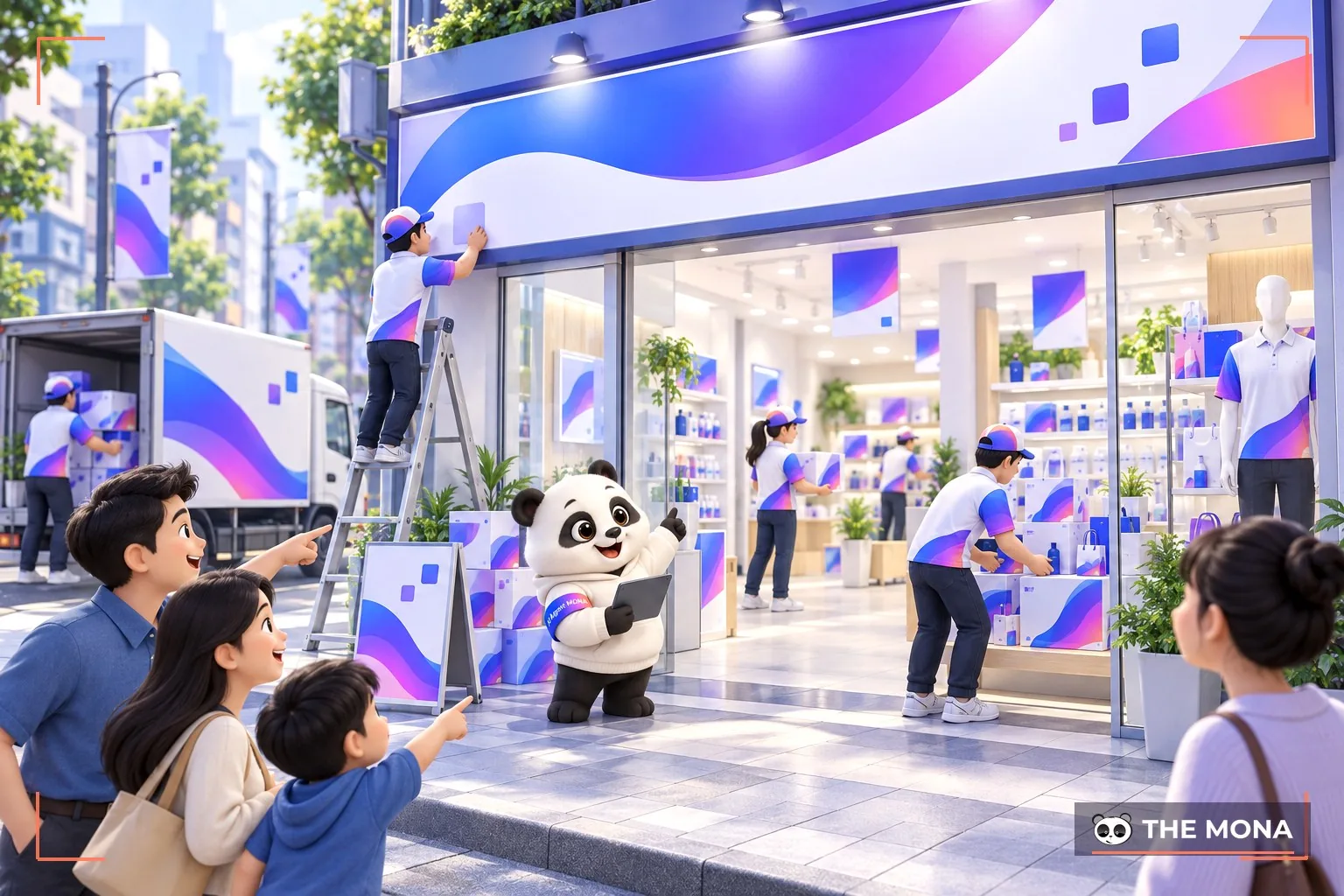 Ví dụ bộ nhận diện thương hiệu mới của Vinamilk