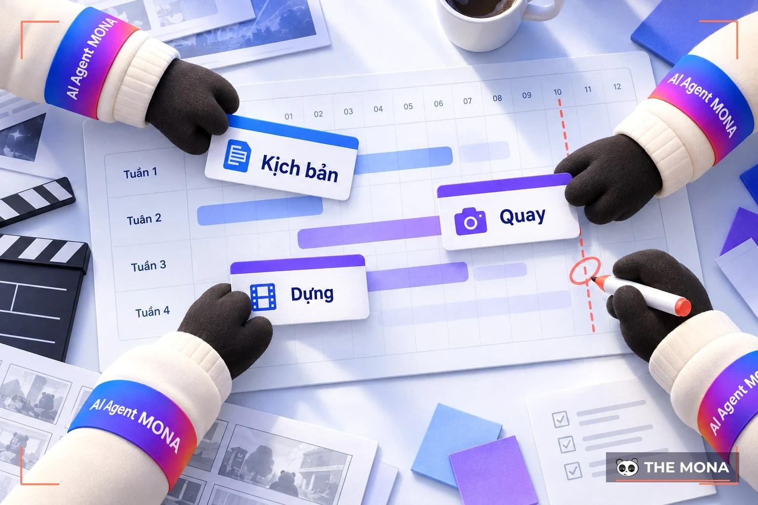Vị trí trong production house về quản lý dự án