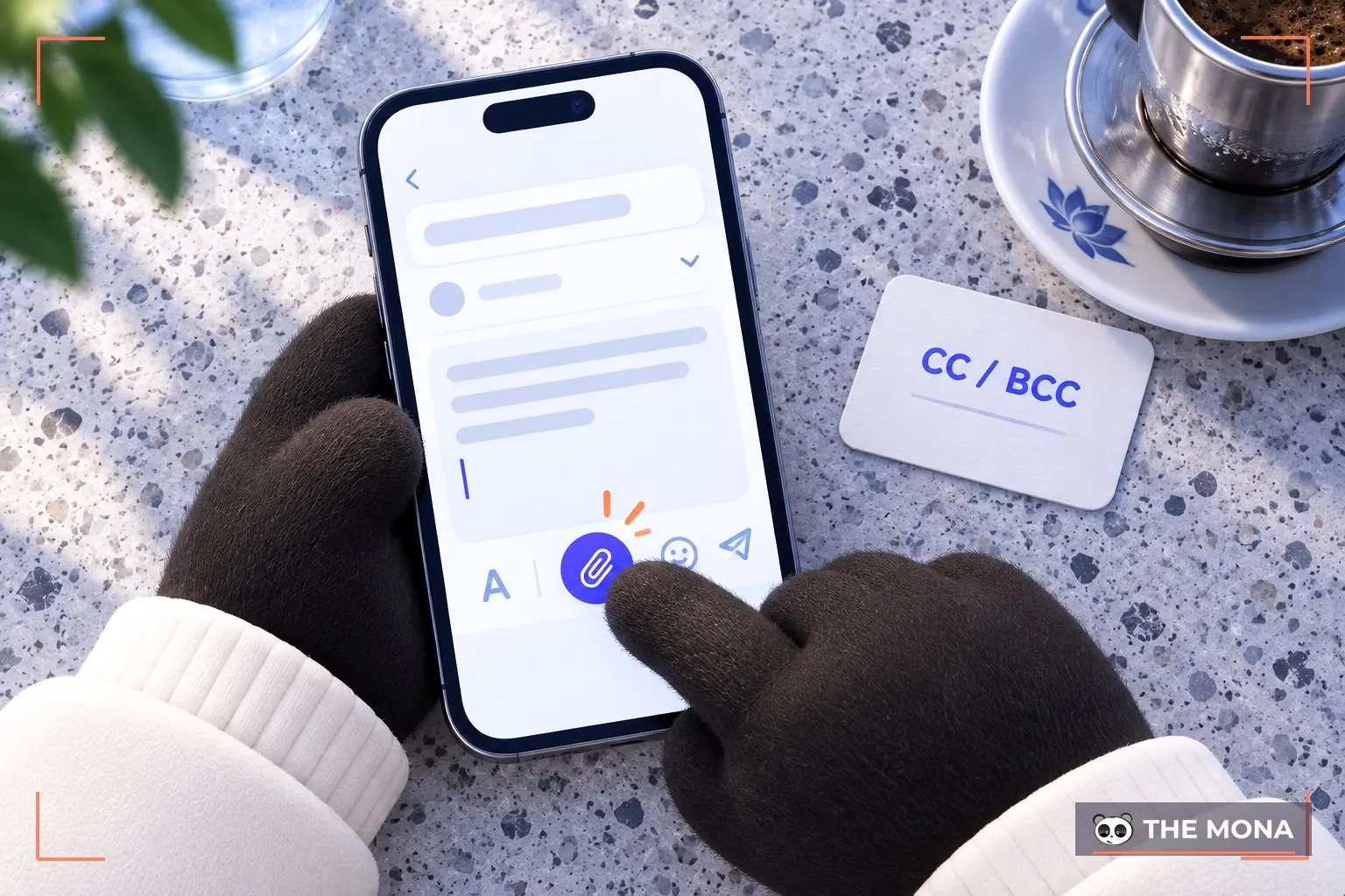 viết email trên điện thoại