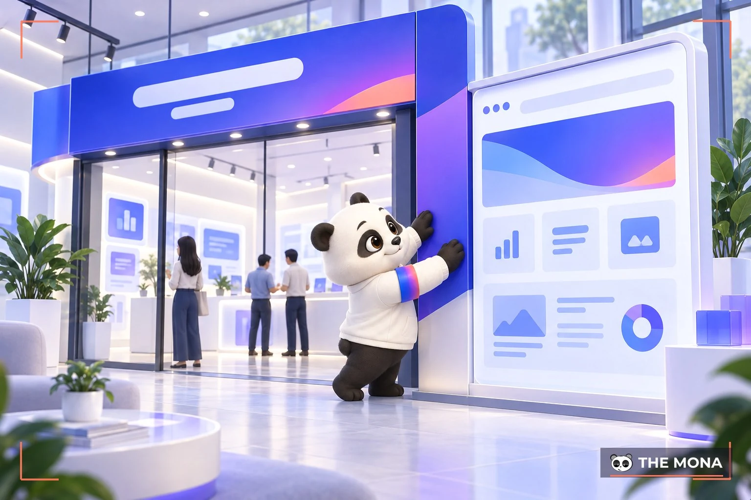 Doanh nghiệp có hình ảnh thương hiệu chuyên nghiệp khi sử dụng dịch vụ thiết kế web tại MONA