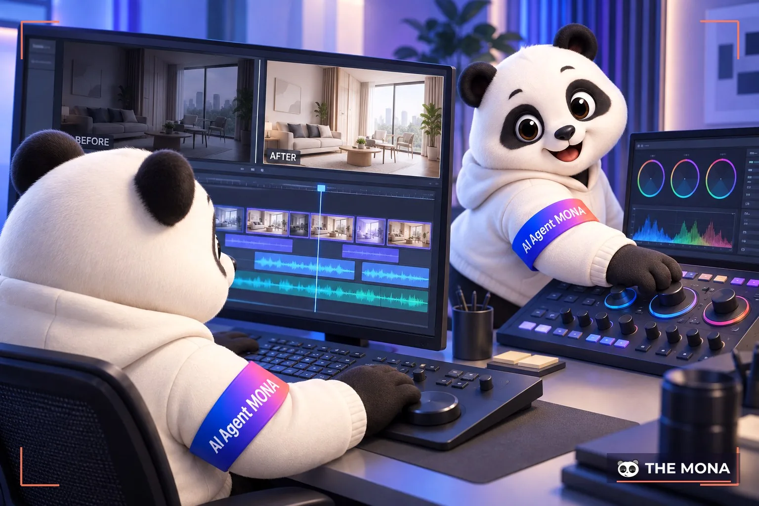 Xử lý hậu kỳ chuyên nghiệp khi làm video quảng cáo nội thất