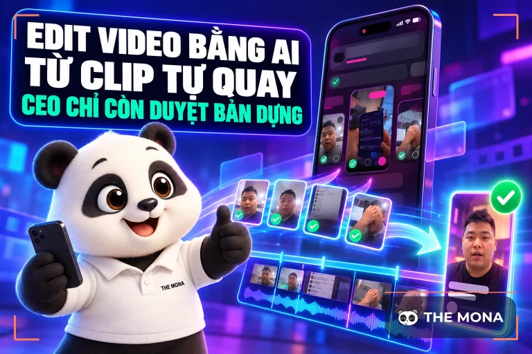 Edit video bằng AI từ clip tự quay: cách quay, viết brief dựng và duyệt bản dựng