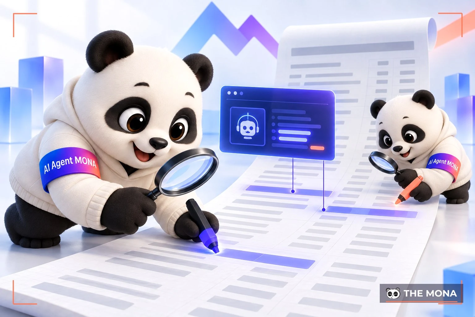 Gấu MONA soi từng dòng hoá đơn phần mềm, chỉ vài dòng AI agent chạm tới