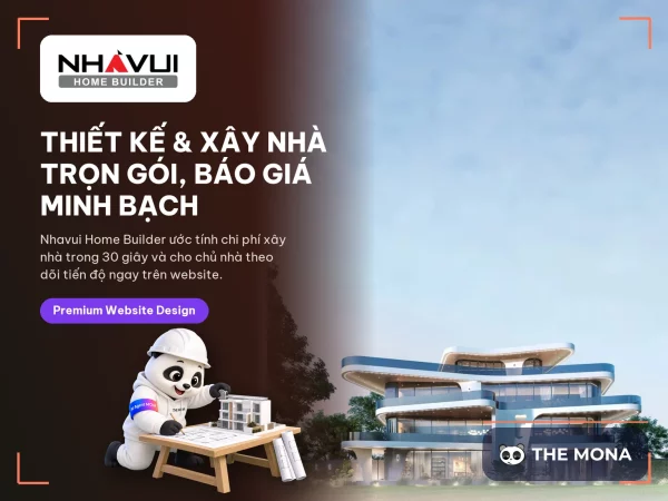 Nhavui Home Builder – Website thương hiệu thiết kế và xây nhà trọn gói