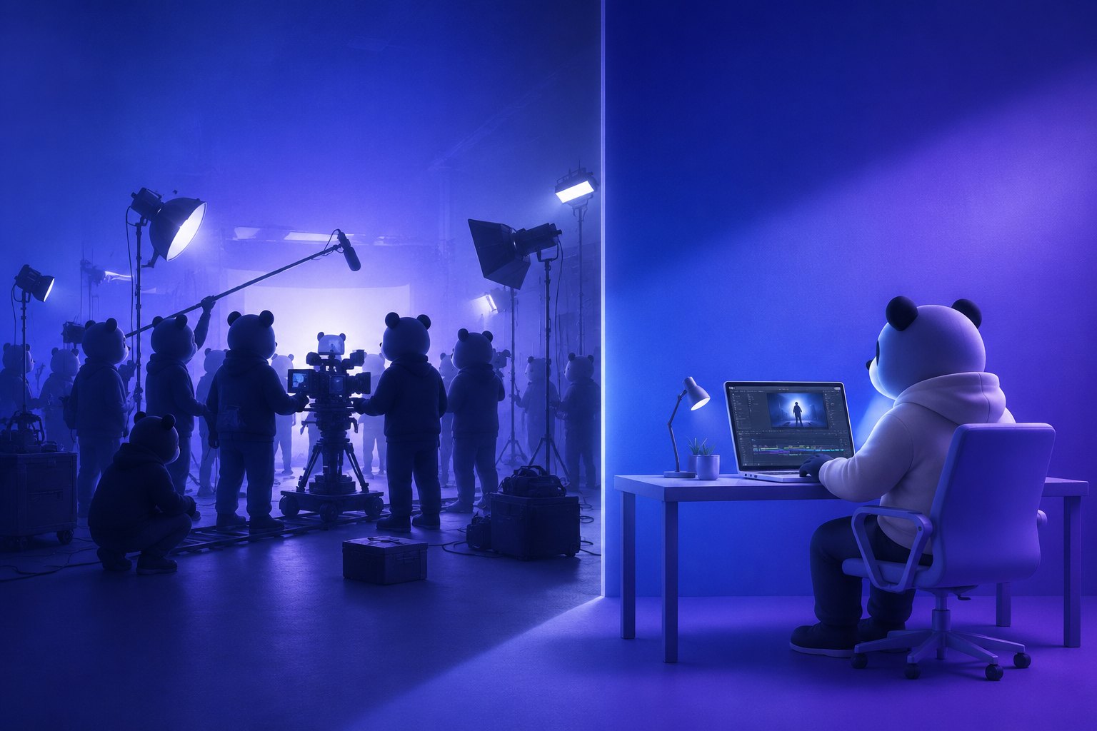 Ngày xưa cần cả ê-kíp, giờ một người ngồi máy làm được Công cụ làm video AI giúp một người thay cả ê-kíp quay dựng