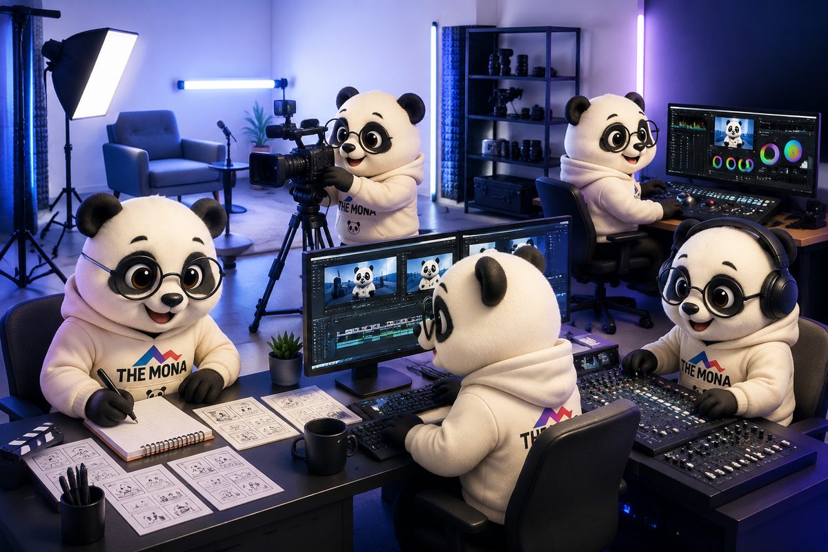 Đội lõi MONA dựng phim câu chuyện doanh nghiệp trong studio riêng