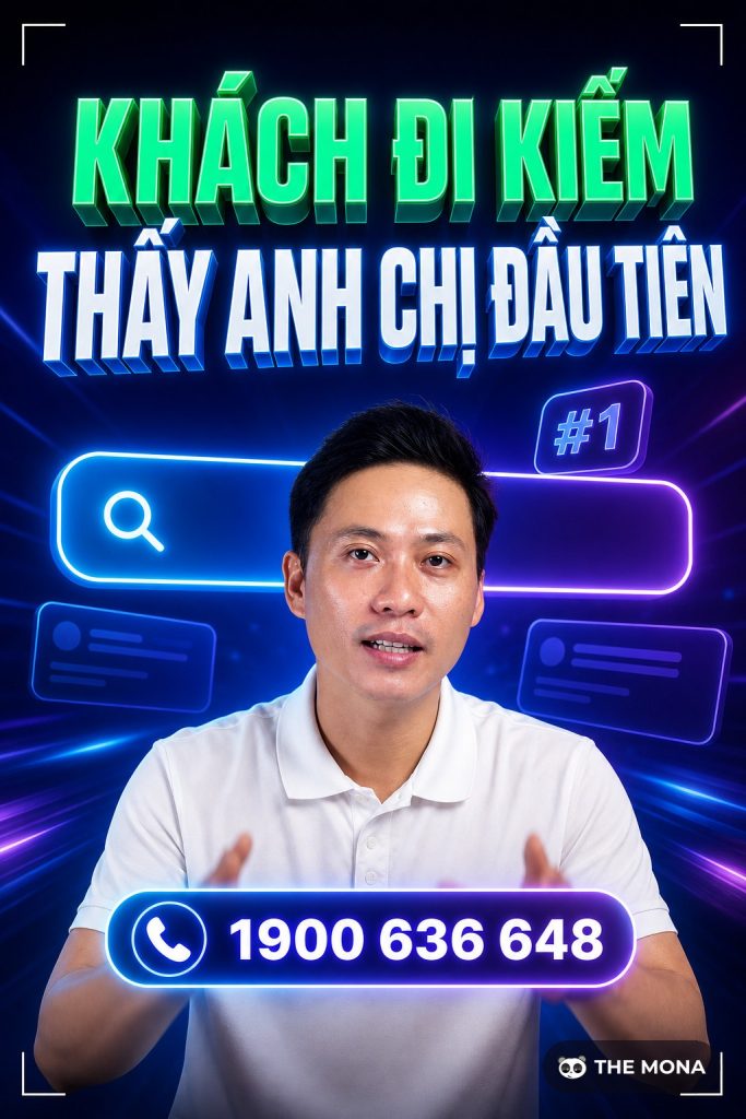 Chuyên gia SEO MONA - khách đi kiếm thấy anh chị đầu tiên