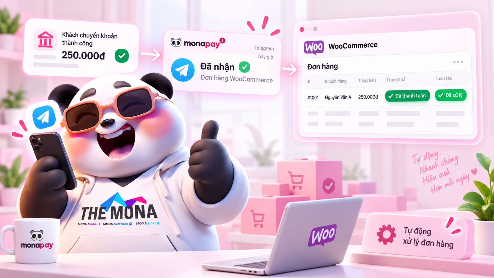 Cổng thanh toán WooCommerce cho website: Tích hợp MONA Pay