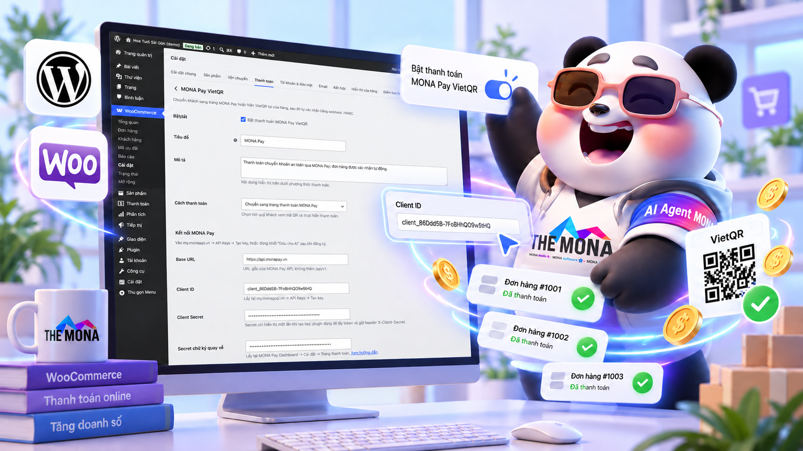 Cổng thanh toán WooCommerce cho website: Tích hợp MONA Pay